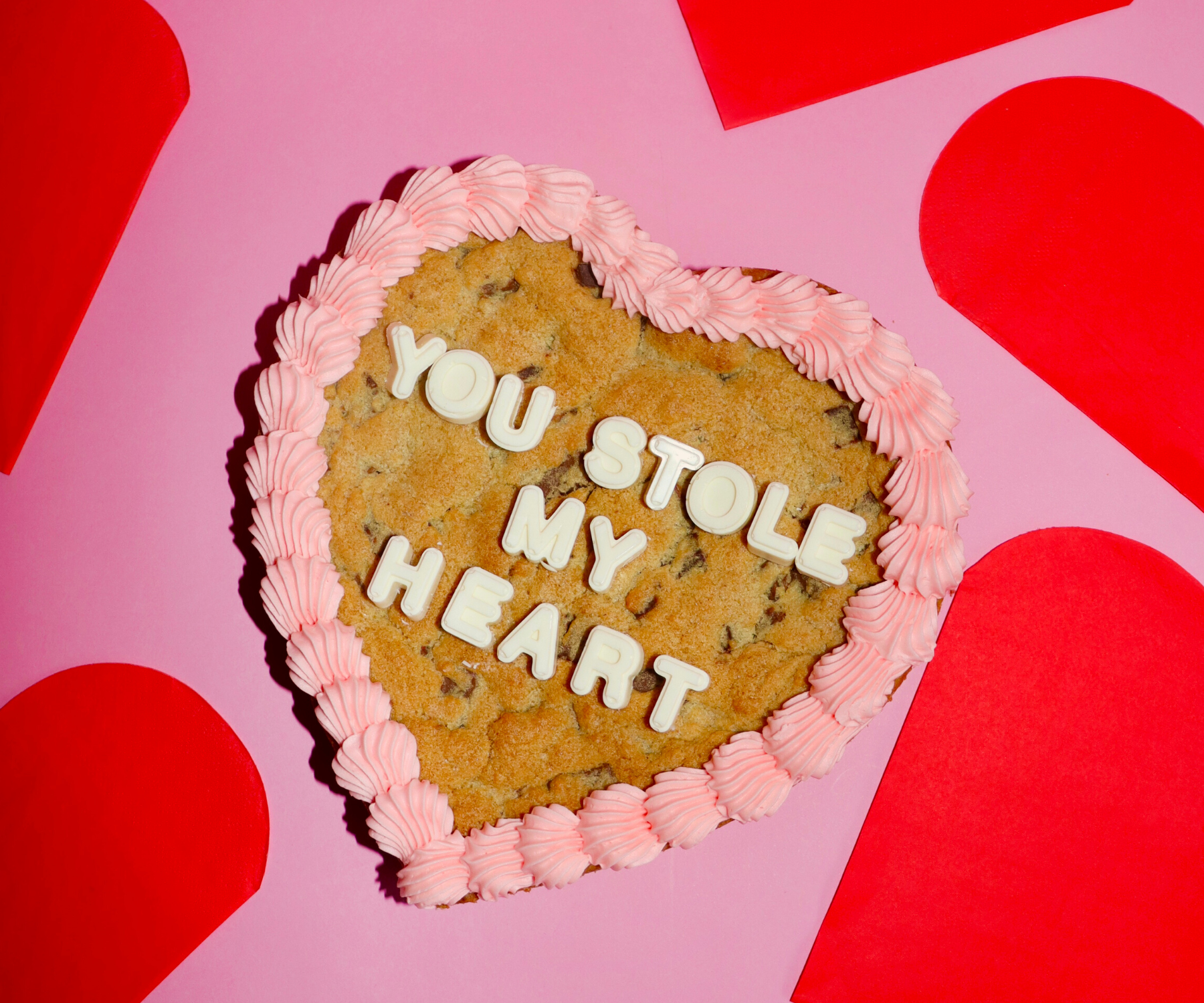Heart Cookie Cake Pre-order
